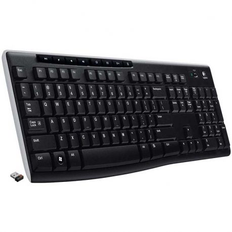 Teclado Logitech K270 inalambrico Español negro