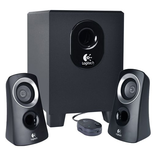 Parlante Logitech Z313 2.1 Subwoofer Negro 25W RMS2.1