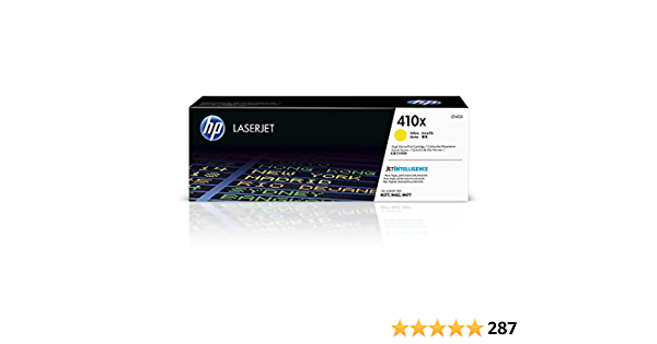 Toner HP 410X Alto Rendimiento Original LaserJet Amarillo