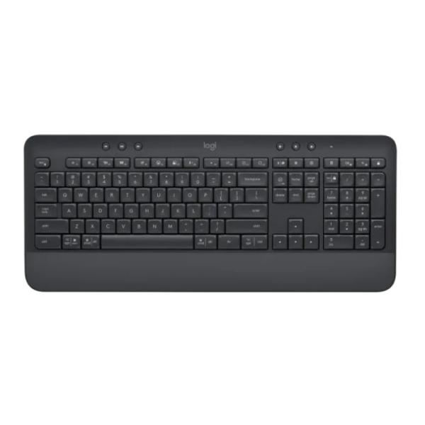 Teclado Logitech Signature K650 Inalambrico con Reposamuñecas Español Grafito