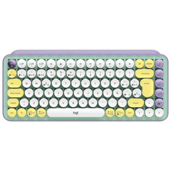 Teclado Logitech POP Keys Mecanico Inalambrico Ingles Daydream