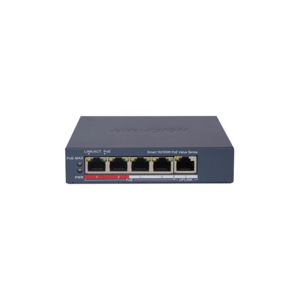 Switch Hikvision Smart PoE 5 Puertos