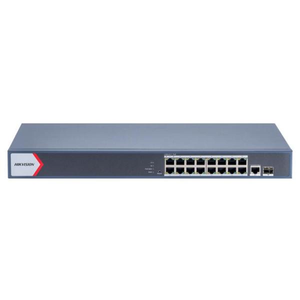 Switch Hikvision Smart PoE Gigabit 16 Puertos