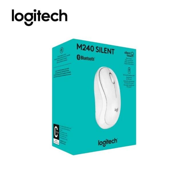 Mouse Logitech M240 Silent Inalambrico Blanco