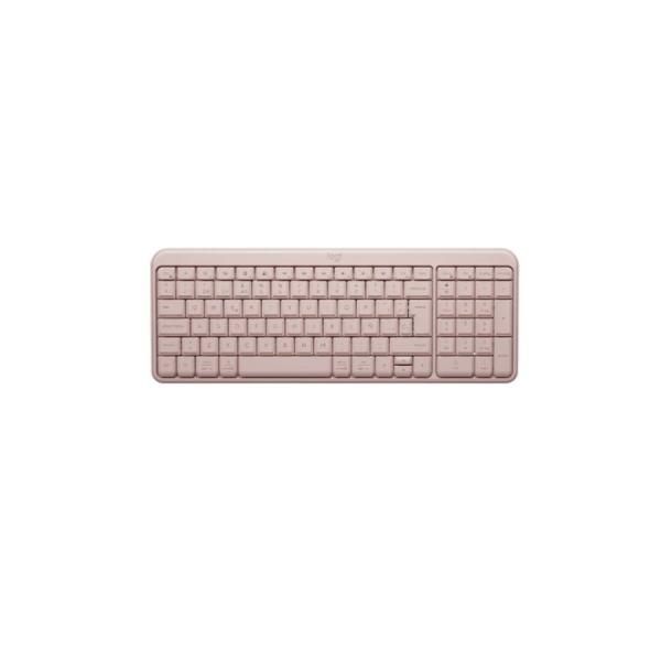 Teclado Logitech K250 Inalambrico Bluetooth Compacto Español Rosado