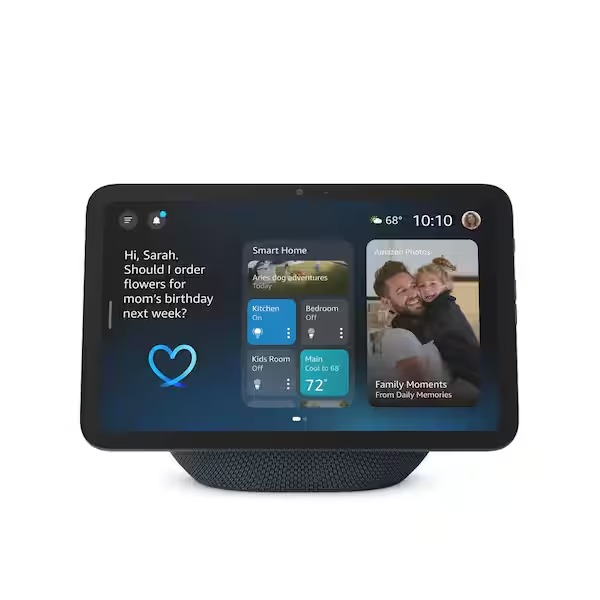 Amazon Echo Show 8 8.7" HD con Audio Espacial y Alexa Grafito